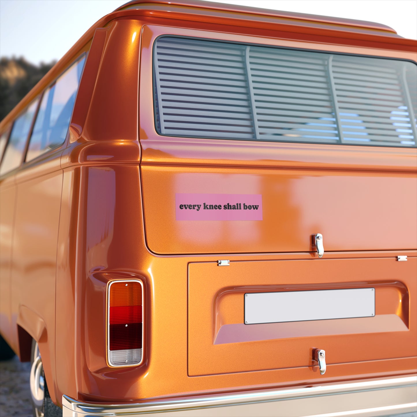 Bumper Sticker - Every Knee Shall Bow
