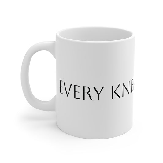 Every Knee Shall Bow Christian Mug 11oz